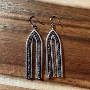 Lucky Brand Horseshoe Arch Earrings